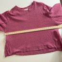 Umgee  Crochet Knit Pink Sweater‎ Size Large Oversized Flowy Boho Photo 12