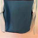 Vineyard Vines  Color Block Fleece Snap Shep Shirt Teal Blue Photo 9