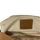 Coach  Vtg tan leather flap closure Y2K shoulder bag purse Photo 2