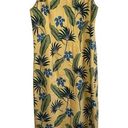 The Moon PINEAPPLE Vintage Floral Silk Maxi Dress Photo 0