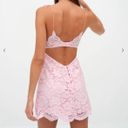 For Love & Lemons  Creamsicle Lace Mini Dress In Pale Pink. Size XS. Never Worn Photo 1