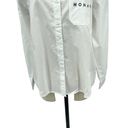 Monat Gear Monat Button Down Shirt White Start Logo Size Medium Photo 4