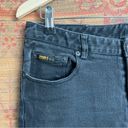 DKNY Vintage High Waisted Tapered Black Denim Jeans size 12 large Photo 3