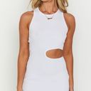 Beginning Boutique Jacinta White Cut Out Mini Dress Photo 0