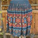 Farm Rio  Libali Sea BL Pleated Mini Skirt size S Photo 2