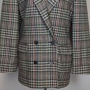 American Vintage Vintage Prisma Houndstooth Multicolored Tweed Black and White Blazer Photo 14