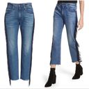 3x1  Higher Ground Fringe Crop Straight Leg Jeans Photo 1