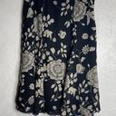 Dress Barn  Black White Floral Panel Skirt Size 12 Midi Photo 0