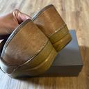 Dansko Tan Leather Platform Clogs Mules Slip On Shoes Photo 3