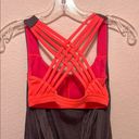 Lululemon  Free To Be Wild 2-in-1 Tank Top Black Cherry, Coral. Size 2 Photo 6