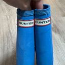 Hunter  Ran Boots Tall Blue Size 7 Farm Muck Photo 4