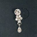 Cookie Lee  Dangle Earrings, Sliver, Crystal Photo 2