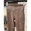 Spanx  Faux Leather Snakeskin Legging Brown Snakeskin Womens Size XS Photo 5