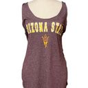 Chicka-d Maroon Arizona State Racer Back Braided Sleeveless Tank Top Photo 0