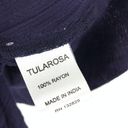 Tularosa  Dress Women's Size S Arabella Tunic Embroidered Mini Long Sleeve Navy Photo 6