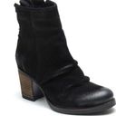 Krass&co Bos &  Barlow boots black leather suede lace up back heels Photo 0