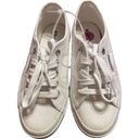 Superga  Classic Italian White Canvas Sneakers Shoes Low Top Size 5 EU35 New! Photo 1