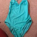 Old Navy Turquoise One Piece Swimsuit Photo 0