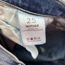 Mother The Hustler Ankle Fray Blue Size 25 Photo 11