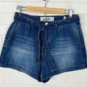 Indigo Rein  Denim Belt Shorts Size 11 Waist 30 Photo 0