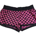 Pacific&Co Arizona Jean  Women Running Shorts XL Elastic Waist Zipper Pocket Checkered Photo 0