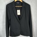 NYDJ  Ponte Casual Career Blazer Size Medium Black Photo 9