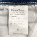 Bermuda Kancan Signature High Rise  Stretch Long Jean Shorts Women’s Size 30 | 10 Photo 11