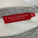 n:philanthropy NEW  Polka Dot Sweatshirt Heather Gray Small Photo 8