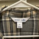 Old Navy Gray And White Boyfriend Flannel Photo 2