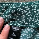 SheIn Green Patterned Wrap Skirt Photo 1