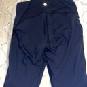 Lululemon Navy Blue Mesh Leggings Photo 4