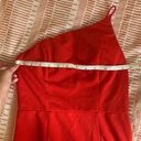 Princess Polly red one shoulder mini dress womens US 4 Photo 7