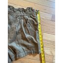 Free People  light brown corduroy paper bag shorts size medium Photo 3