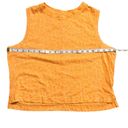 All In Motion  Orange Oversized Athletic Top with Solid and Sheer Print Photo 5