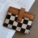 Wallet for Women,Canvas Snap Closure Wallet,Bifold Credit Card Holder Coin Purse Brown Photo 0