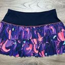 Lucky in Love  Pleated Tiered Purple Pink Tennis Skirt Size Small Photo 0