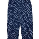 Alfred Dunner Petite  Navy Blue Floral Cropped Pants Photo 1