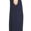 White House | Black Market  Navy Button Detail Crop Wide-Leg Pants Size 4 Photo 1