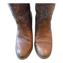 Dingo American Vintage  VINTAGE BROWN HEELED COWBOY BOOTS  size 7.5 Photo 8