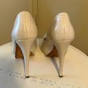 L.A.M.B. Real Leather Nude Platform Pumps Photo 5