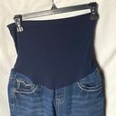 indigo. Blue Maternity Jeans Decorative Back Pockets Sm Photo 4