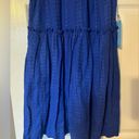 Draper James NWT  RSVP Blue Cotton Textured Dress size XS Photo 5
