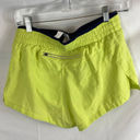 Fabletics  Women's Breathe Run Shorts 3.5" Wild Lime/Abyss Small Photo 5