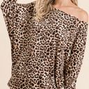 Reborn J LEOPARD PRINT OFF SHOULDER TOP Photo 0