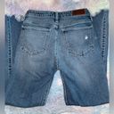 Hollister  Medium Wash Distressed Cropped Slim Straight Jeans Photo 2