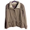 Carhartt  Size Xl Womens Jacket Brown Sherpa Lined Collar Full Zip Work Outdoors Photo 0