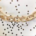 J.Crew  Gold Chainlink Embellished Clear Stone Bracelet NWT Photo 52