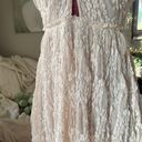 Free People Intimately BlushPink Nightgown Spaghetti Straps Crisscross Back Photo 2