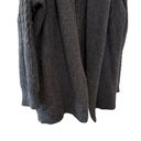 Joie Women’s  dark gray mixed knit open cardigan sweater Photo 2