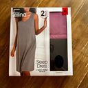 Felina Cotton Modal Stretch Sleep Dress 2-Pack Sz M Black Raspberry Brand New Photo 3